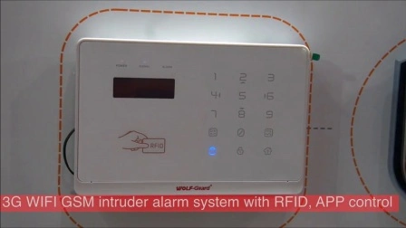 Wolf Guard Wireless RFID Smart Best Home 3G WiFi GSM Sistema de alarme de segurança contra intrusos