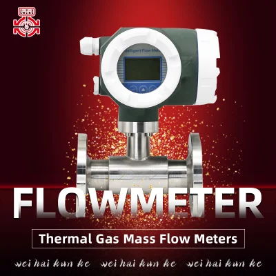 Medidor de vazão de metano de gás quente plug-in integrado Display digital inglês CH4 Instrumento de detecção de gás misto