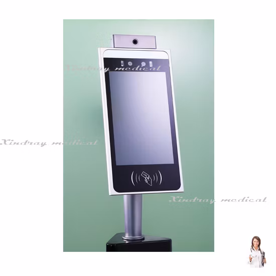 Controle de Acesso por Reconhecimento Facial LCD de Segurança Sensor de Temperatura Corporal IR com Detecção de Máscara de Reconhecimento Facial
